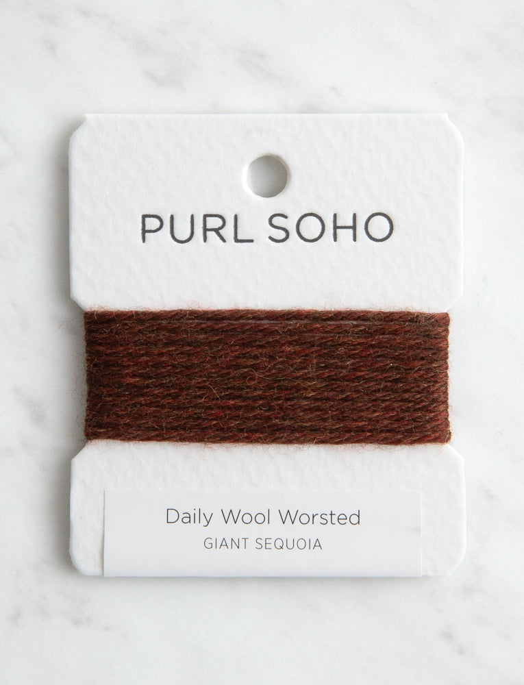 Daily Wool Worsted Color Cards, Giant Sequoia