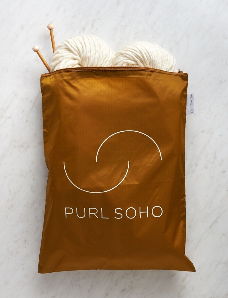 Purl Soho Zip Bags from Baggu, Bronze, Recycled