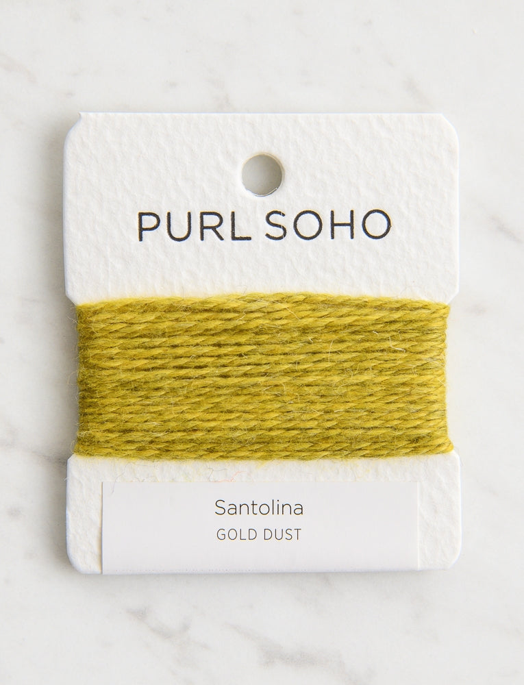 Santolina Color Cards, Gold Dust