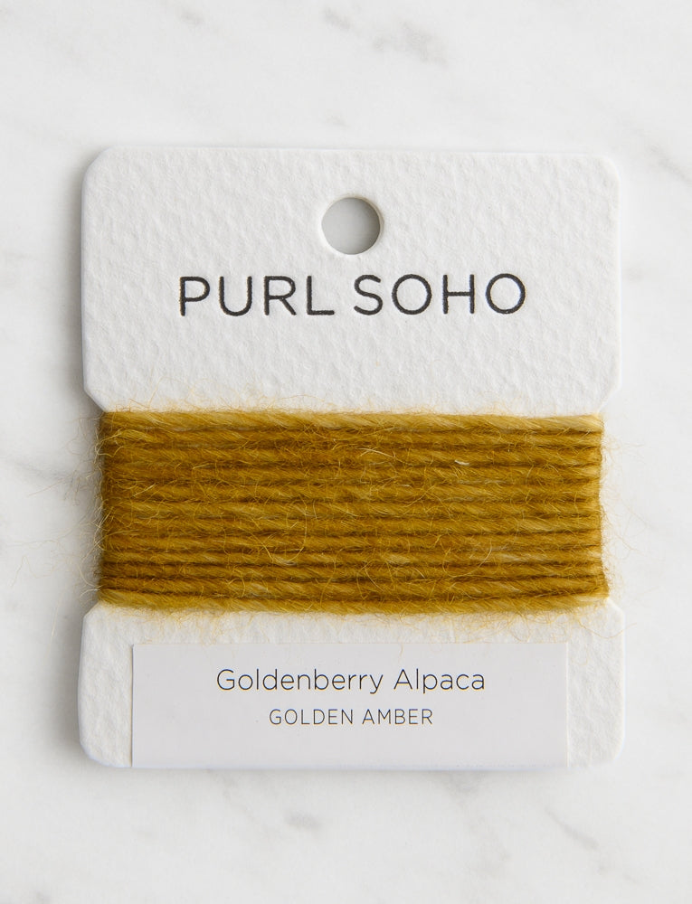 Goldenberry Alpaca Color Cards, Golden Amber