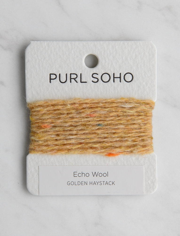 Echo Wool Color Cards, Golden Haystack