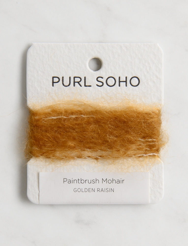 Paintbrush Mohair Color Cards, Golden Raisin
