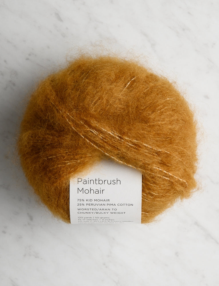 Paintbrush Mohair, Golden Raisin