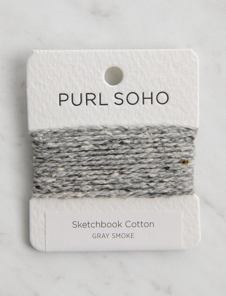 Sketchbook Cotton Color Cards, Gray Smoke