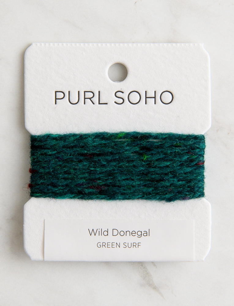 Wild Donegal Color Cards, Green Surf