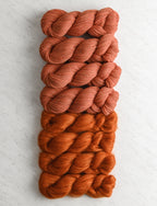 Wide Rib Wrap Bundle, Guava Earth + Alizarin Orange