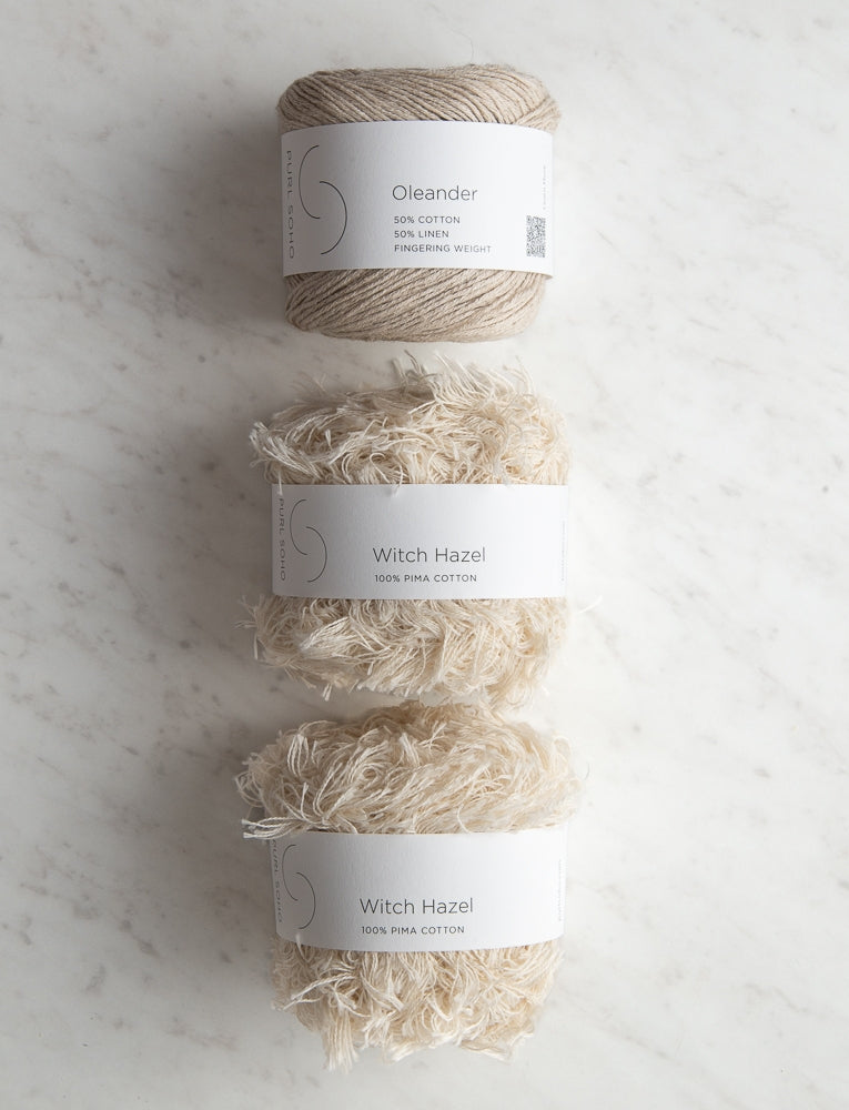 Little Nest Pouch Bundle, Heirloom White + Pignoli Nut