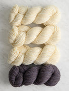 Bobble Sheep Pillow Bundle, Partridge Superwash, Heirloom White