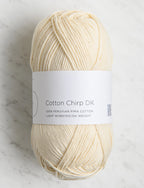 Cotton Chirp DK, 100-Gram Balls, Heirloom White