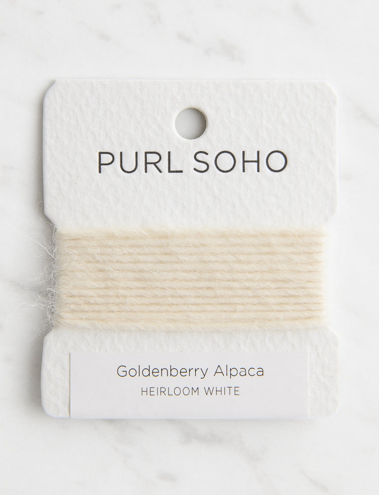 Goldenberry Alpaca Color Cards, Heirloom White