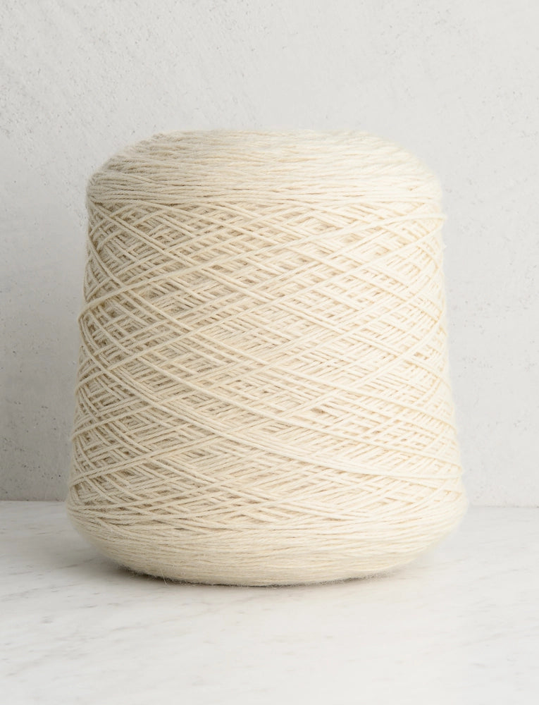 Knitting Yarn DK On A Cone, Heirloom White