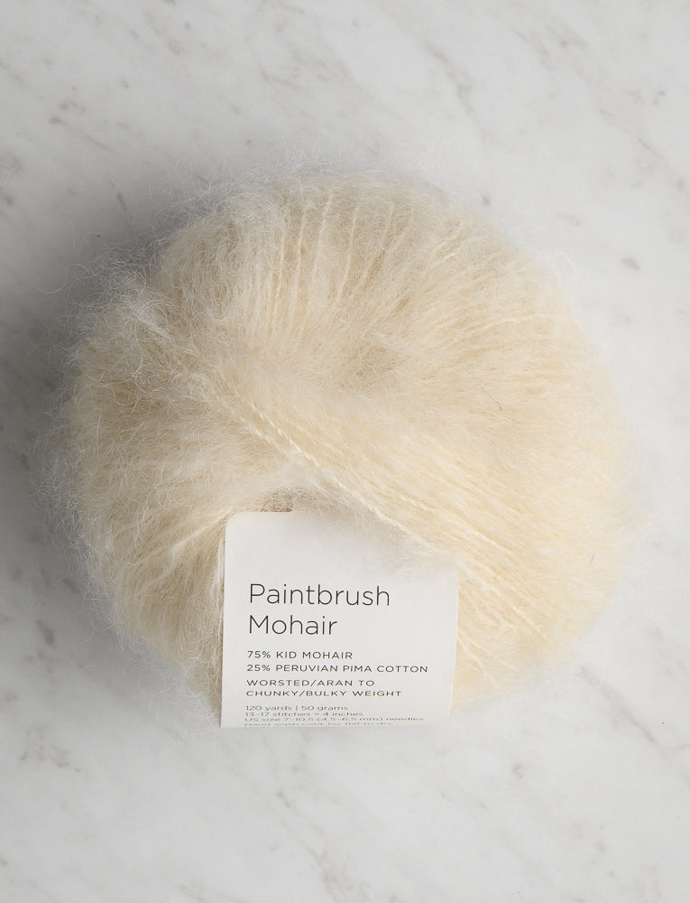 Paintbrush Mohair, Heirloom White