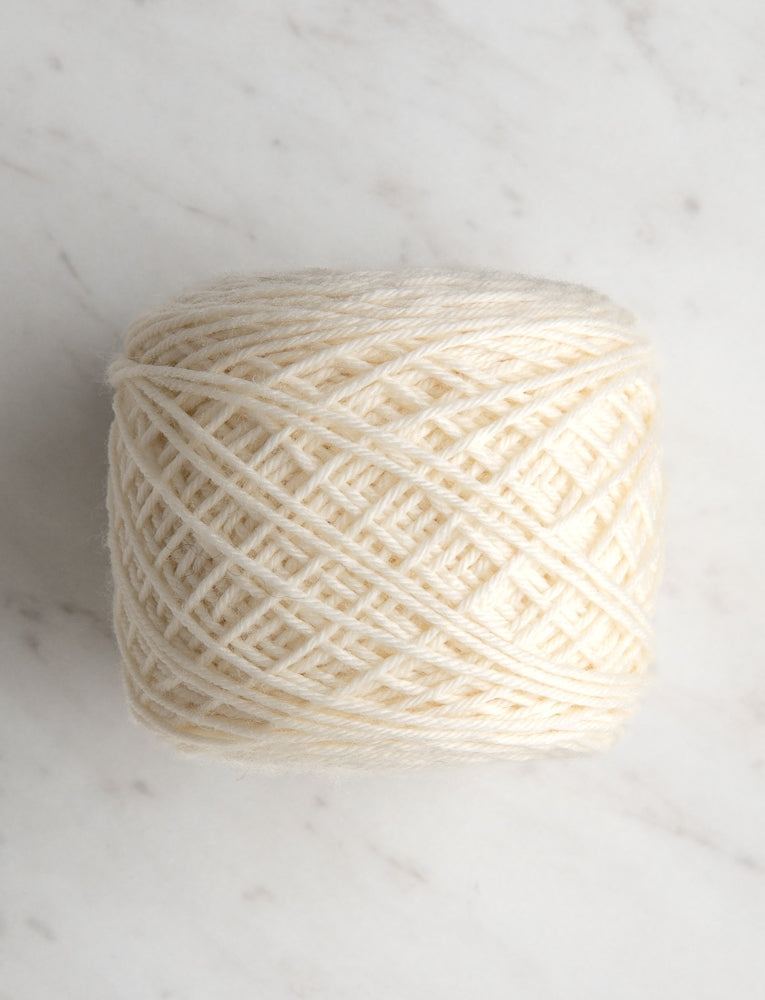 Stormy Superwash Sock, Heirloom White