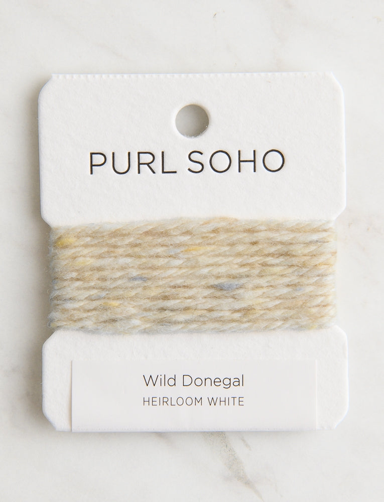 Wild Donegal Color Cards, Heirloom White