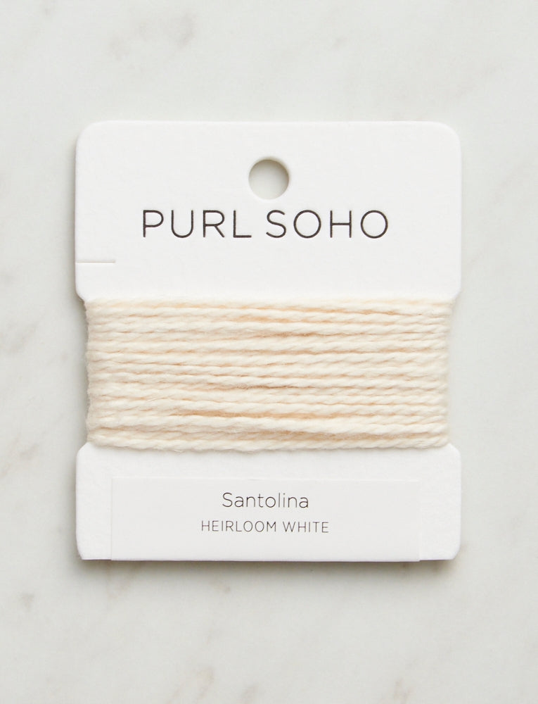 Santolina Color Cards, Heirloom White