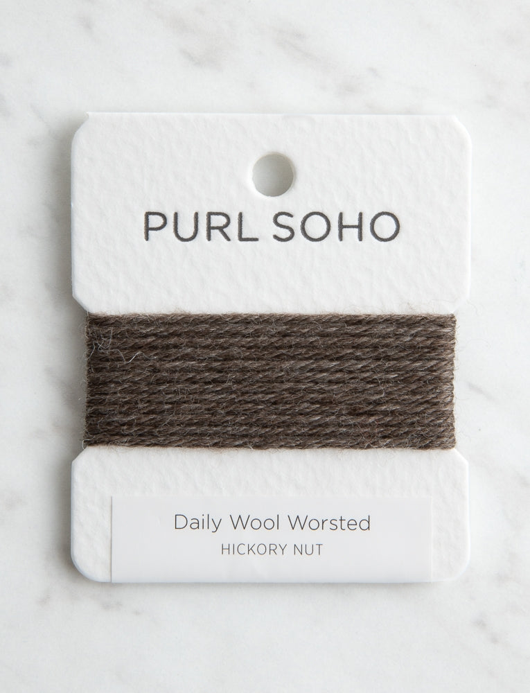 Daily Wool Worsted Color Cards, Hickory Nut