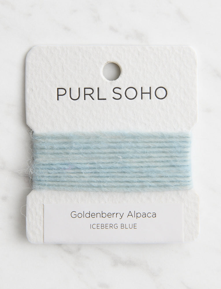 Goldenberry Alpaca Color Cards, Iceberg Blue