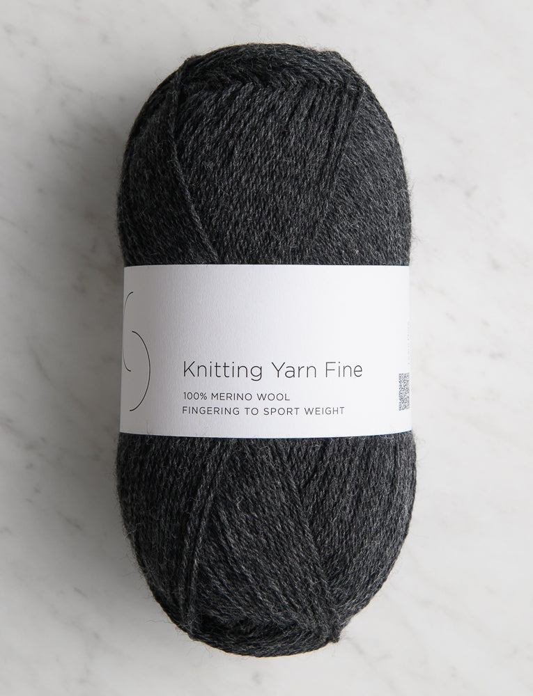Knitting Yarn Fine, Iron Gray