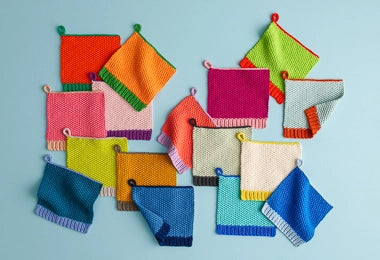 Knit + Purl Washcloth