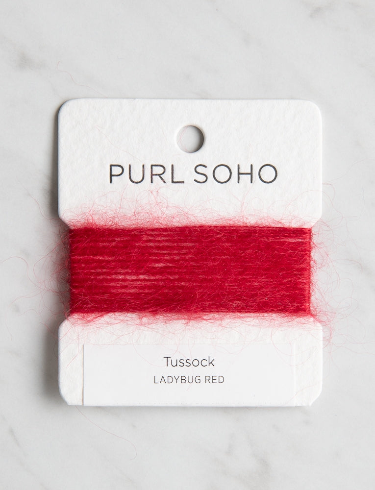 Tussock Color Cards, Ladybug Red