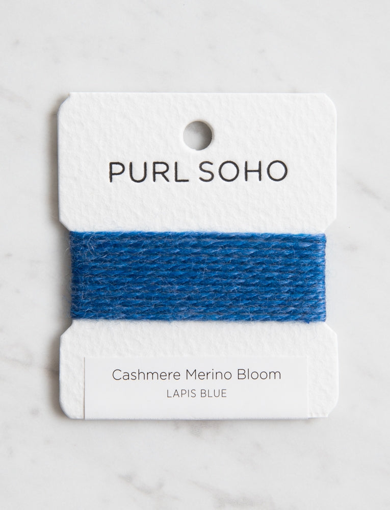 Cashmere Merino Bloom Color Cards, Lapis Blue