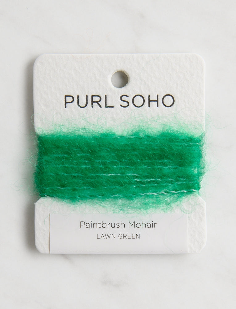 Paintbrush Mohair Color Cards, Lawn Green