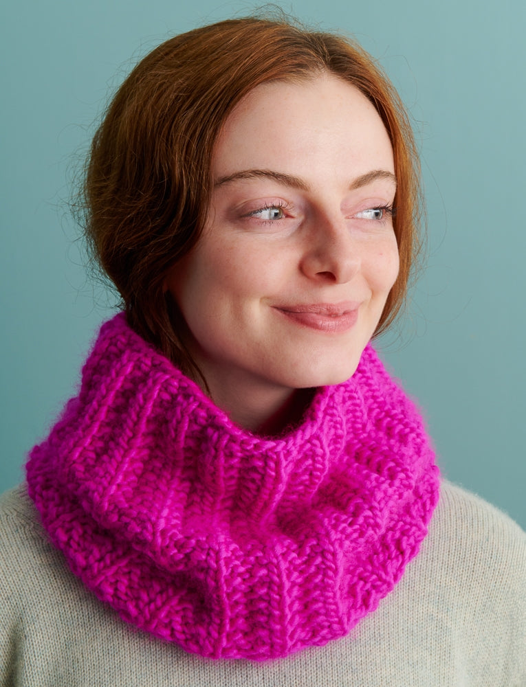Learn To Knit A Cowl