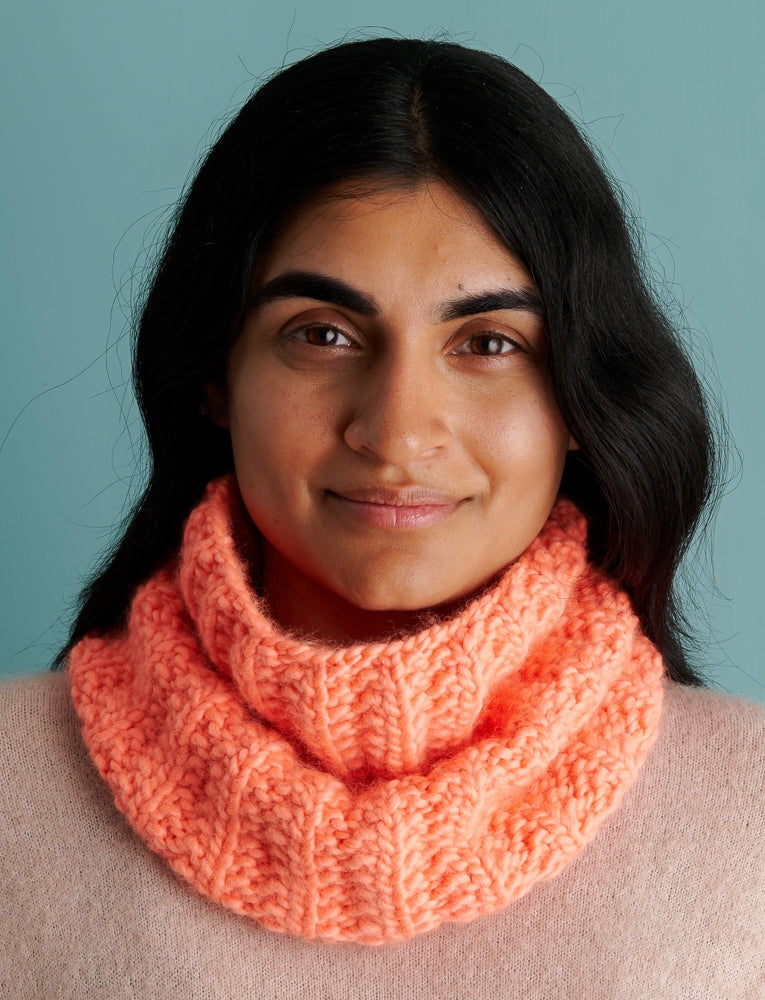 Learn To Knit A Cowl