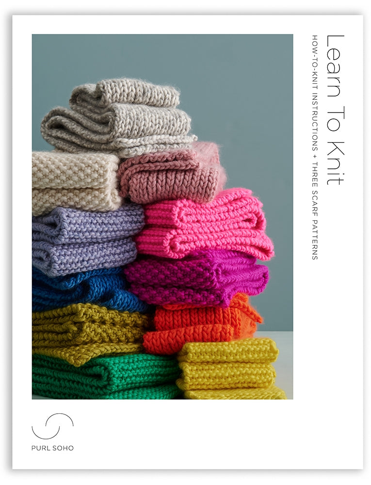 Learn To Knit Pattern, download only