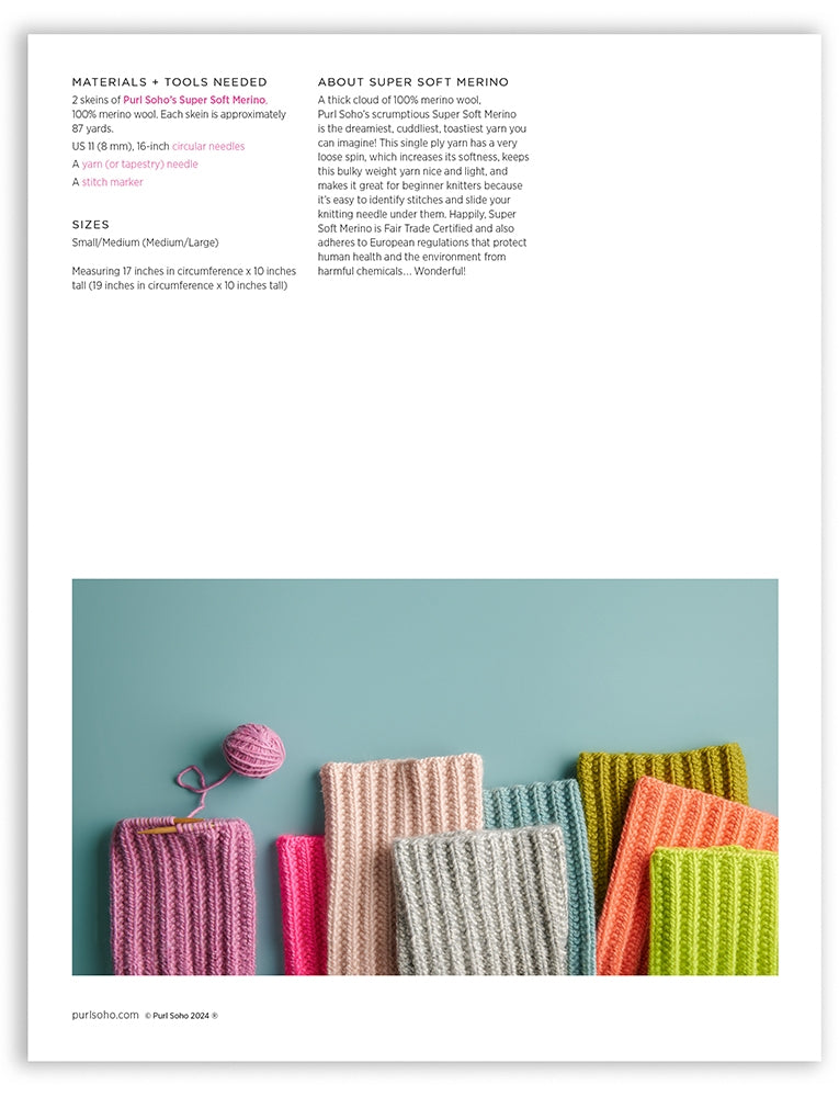 Learn To Knit A Cowl
