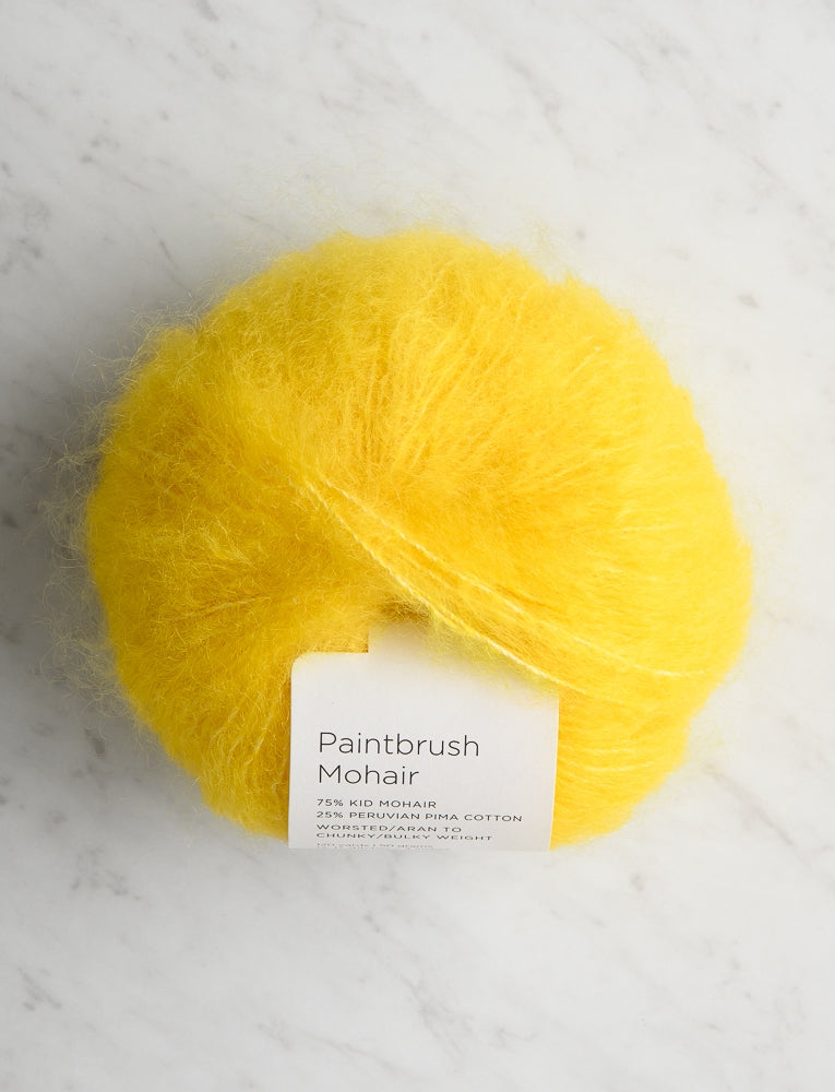Paintbrush Mohair, Lemon Drop