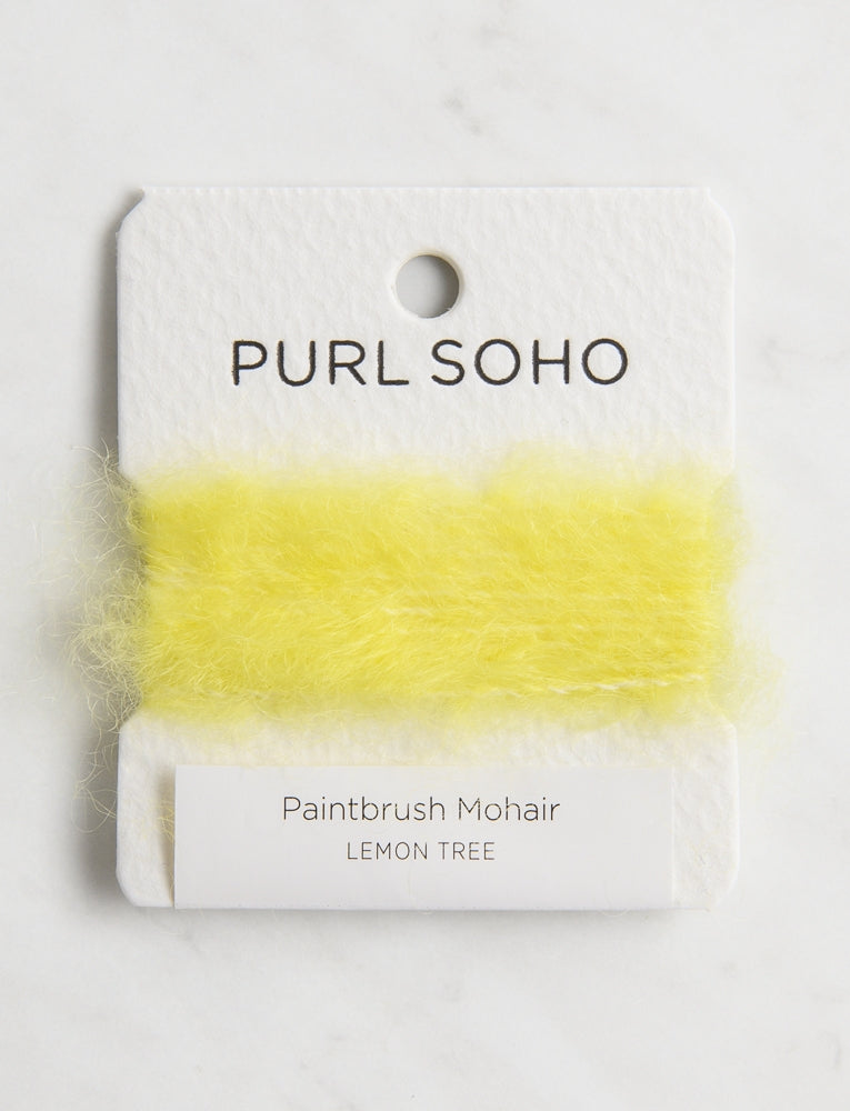 Paintbrush Mohair Color Cards, Lemon Tree