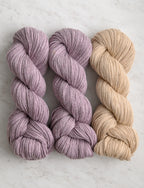 Sunday Dinner Dishtowels Bundle, Lilac Mauve + Pale Sesame