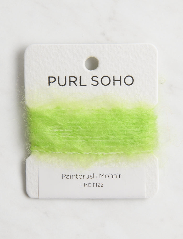 Paintbrush Mohair Color Cards, Lime Fizz
