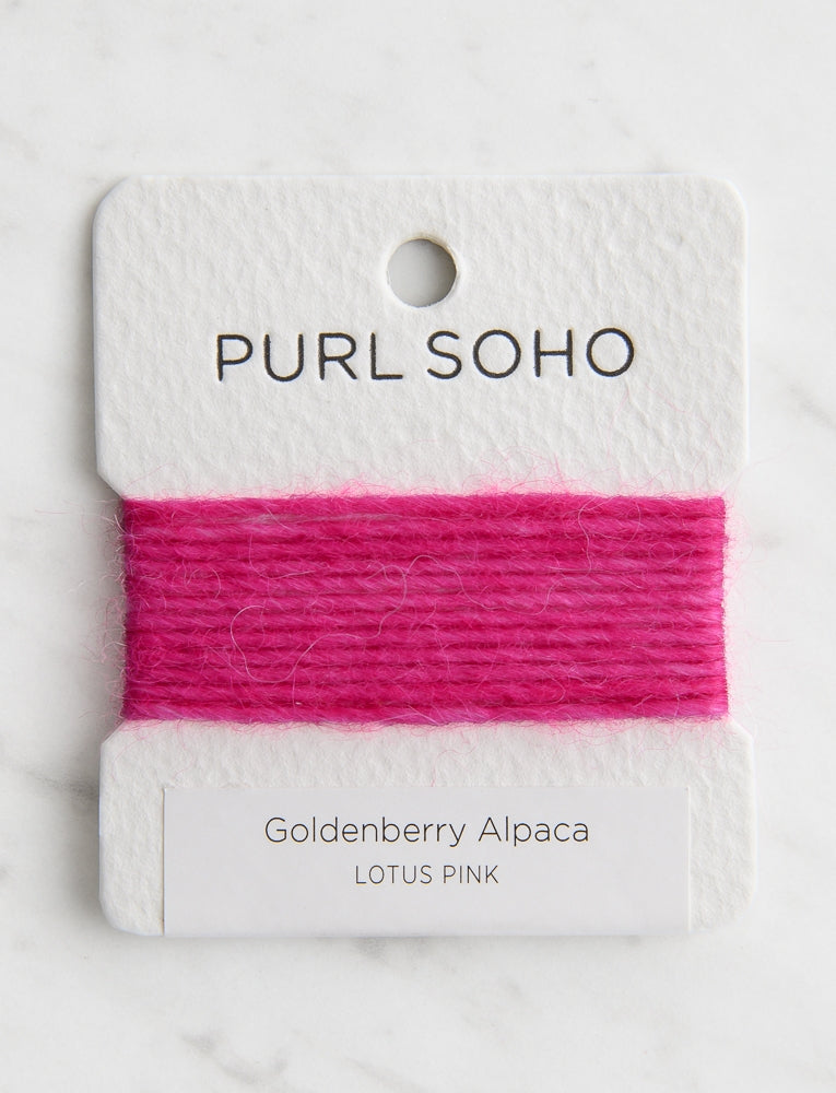 Goldenberry Alpaca Color Cards, Lotus Pink
