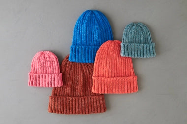 Lovely Ribbed Hat In Linen Quill Worsted