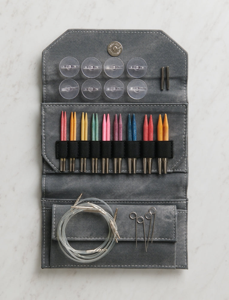 3½ Inch Colour Interchangeable Set, Gray Denim Cover