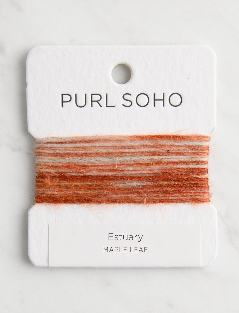 Estuary Color Cards, Maple Leaf