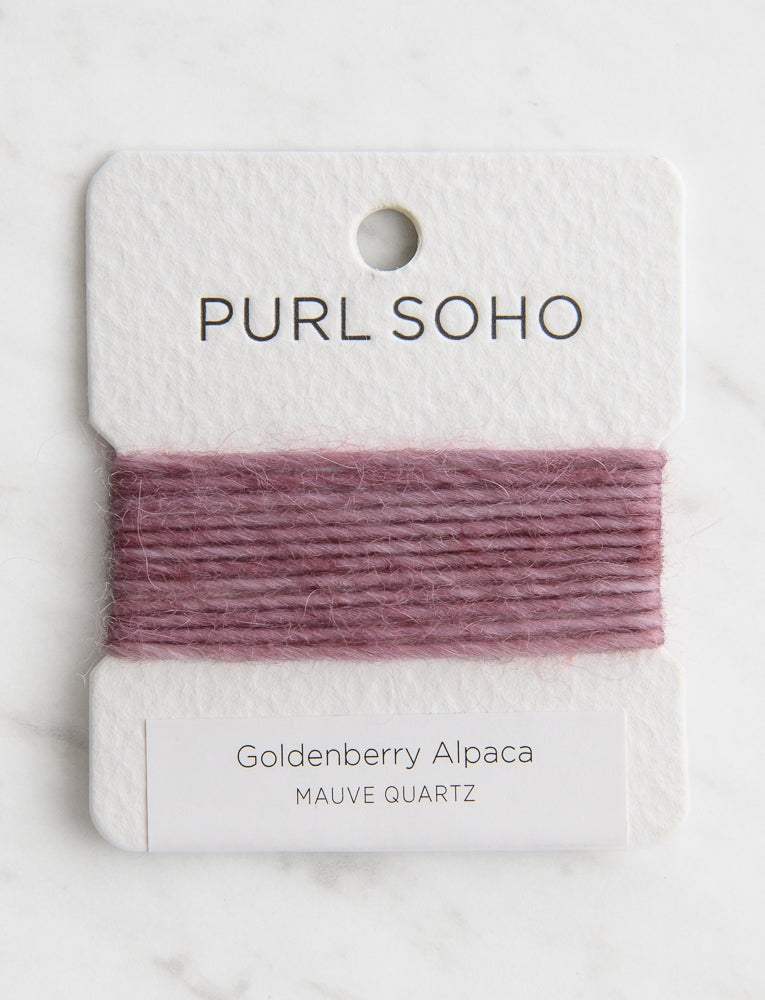Goldenberry Alpaca Color Cards, Mauve Quartz