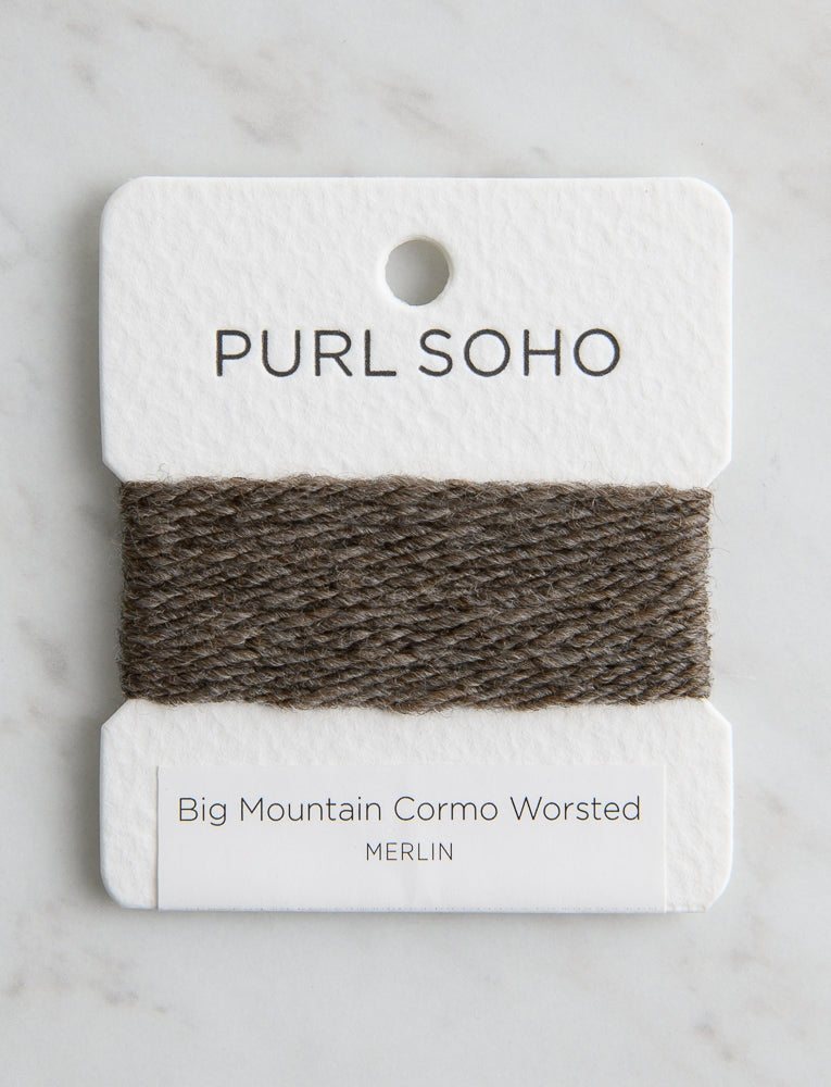 Big Mountain Cormo Worsted Color Cards, Merlin