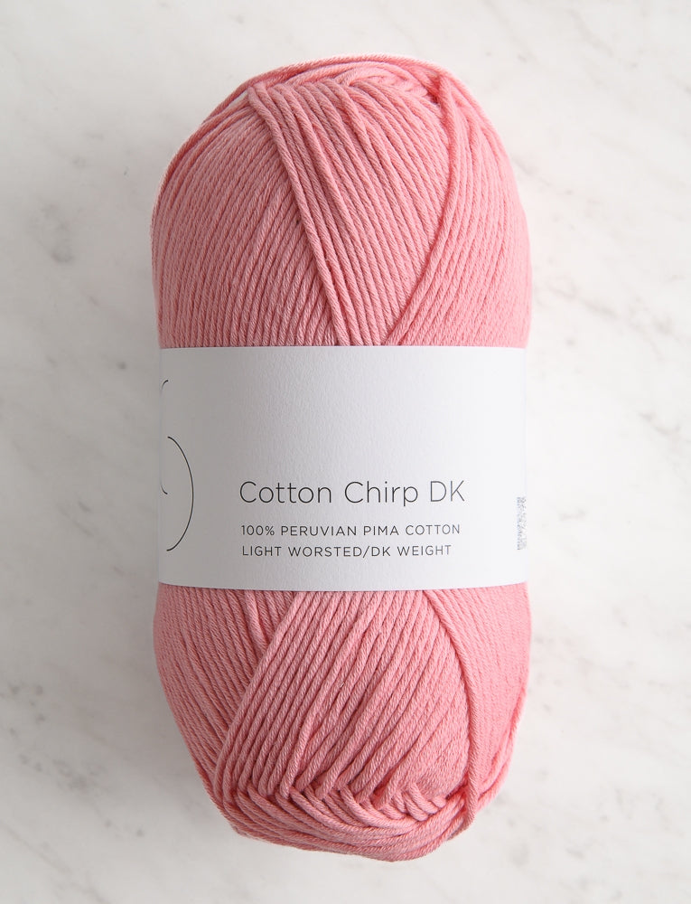 Cotton Chirp DK, 100-Gram Balls, Mineral Rose