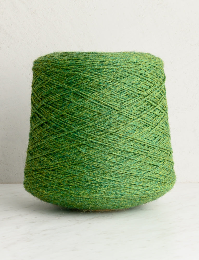 Knitting Yarn DK On A Cone, New Leaf Green