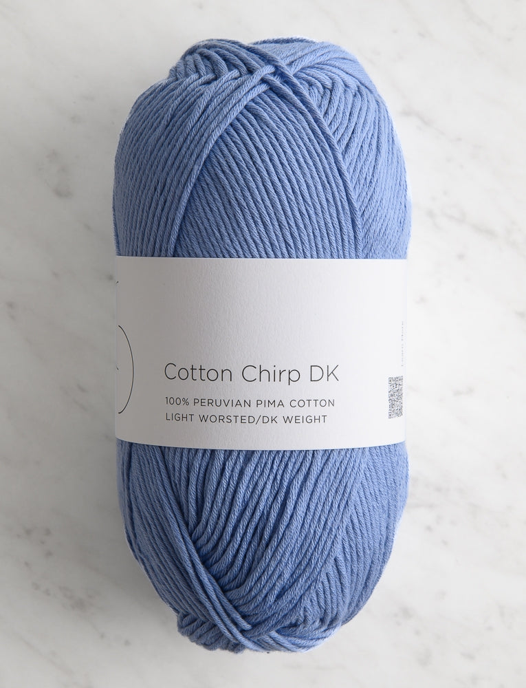 Cotton Chirp DK, 100-Gram Balls, Nickel Blue