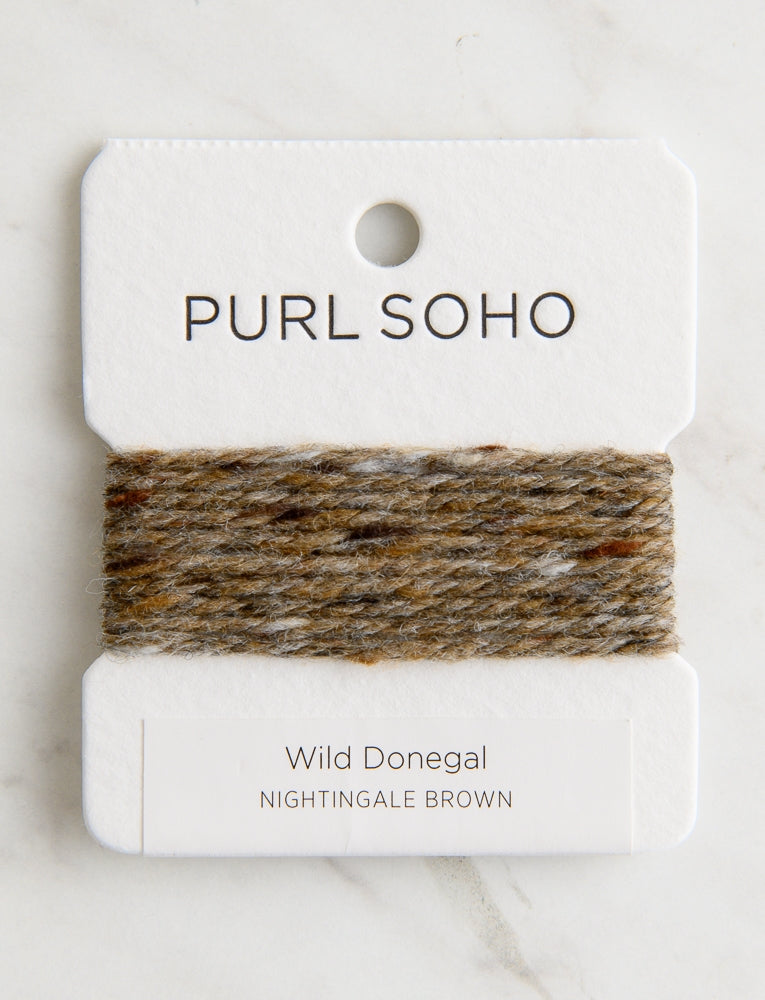 Wild Donegal Color Cards, Nightingale Brown