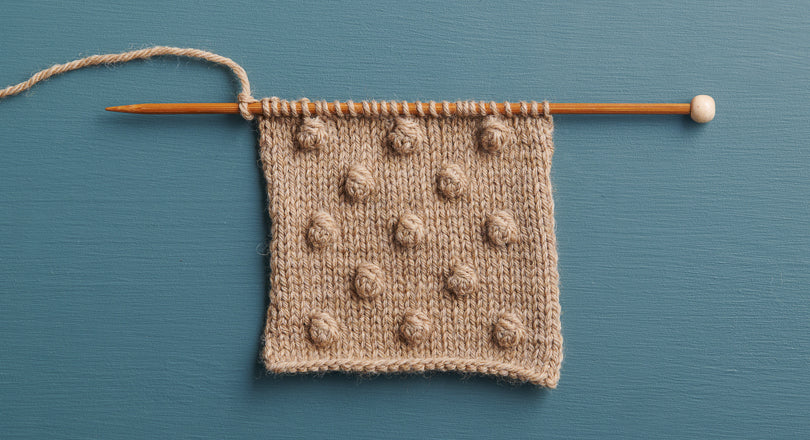 Watch our free No-Turn Bobble knitting tutorial!