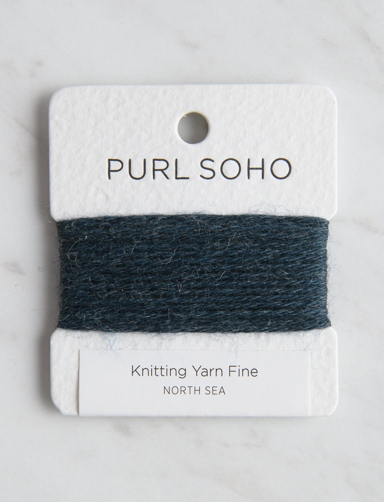 Knitting Yarn Fine Color Cards, North Sea