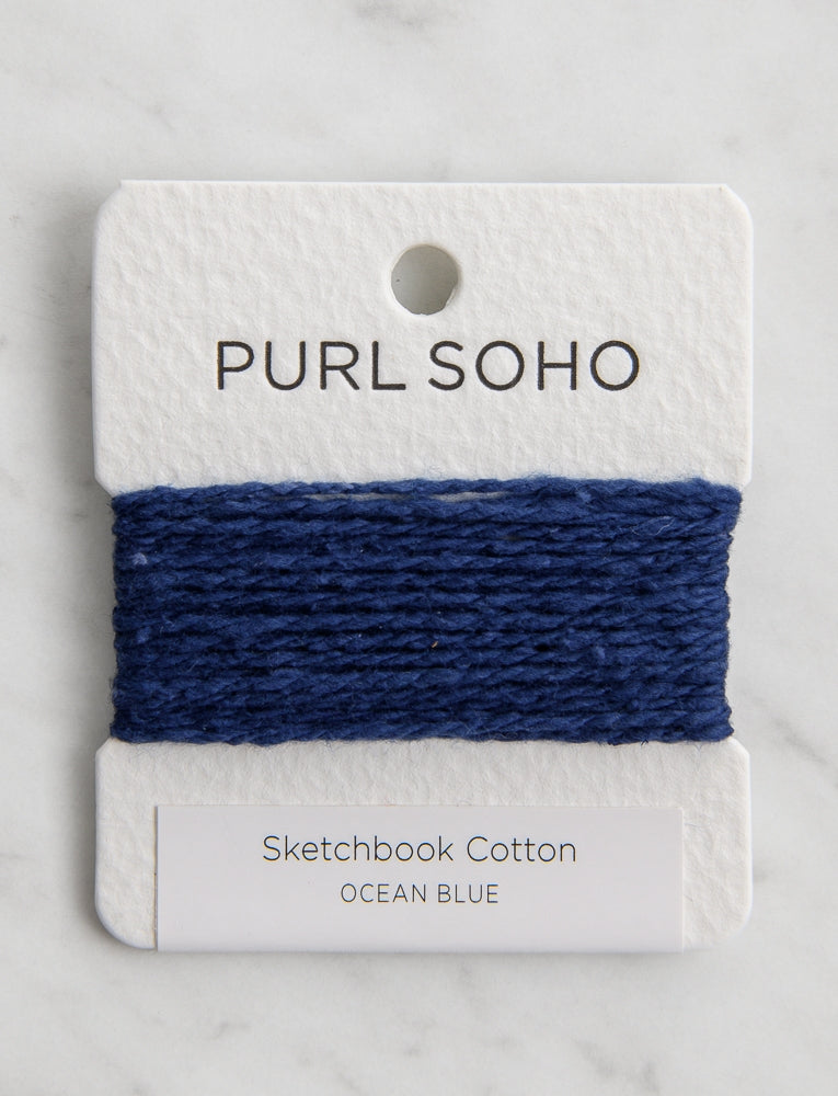Sketchbook Cotton Color Cards, Ocean Blue