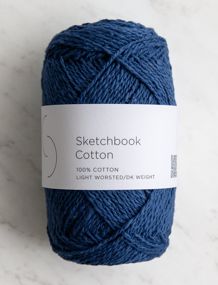 Sketchbook Cotton, Ocean Blue