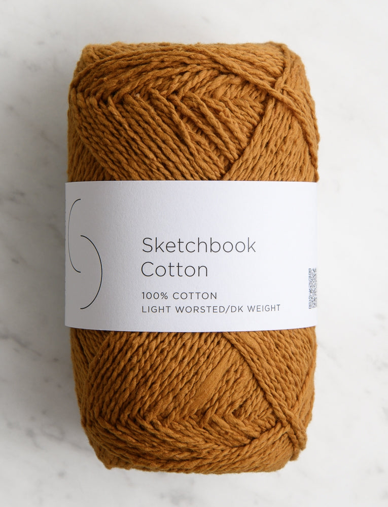 Sketchbook Cotton, Ochre Yellow