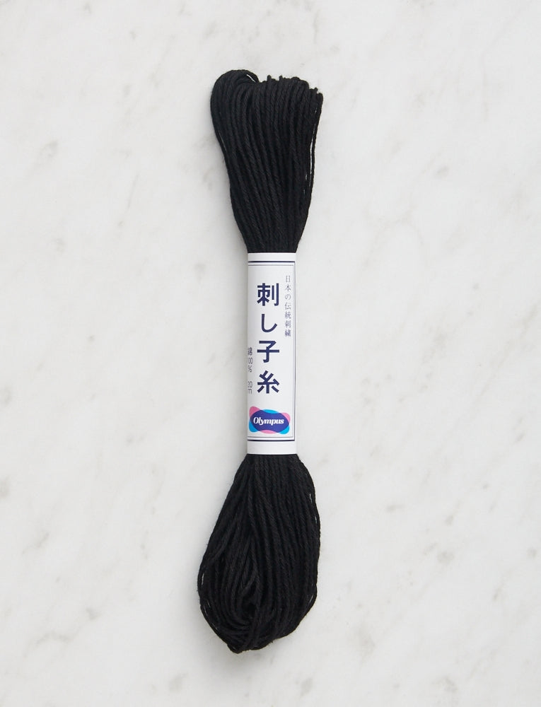 Sashiko Thread, Black 20